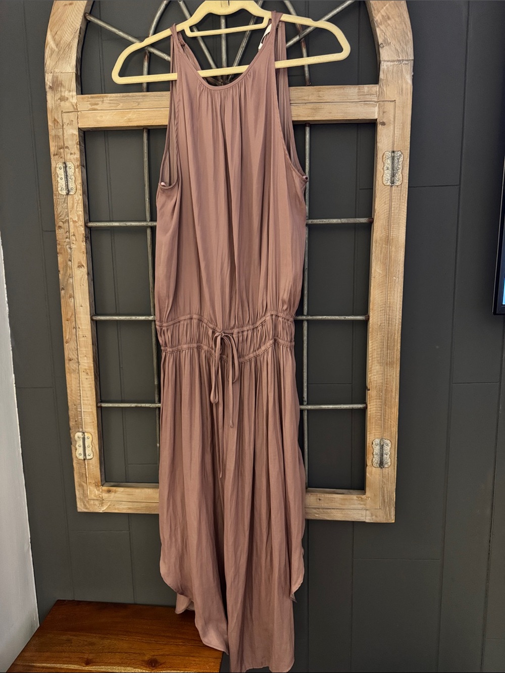 Mustard Seed Sleeveless Maxi Dress in Dusty Mauve